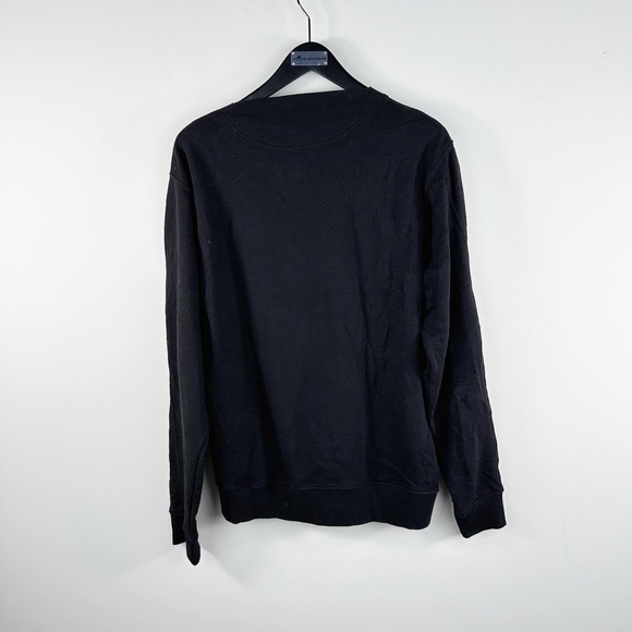 Cheap Monday Black Crewneck Sweatshirt - Wrinkled, Distressed Style, Size M - Picture 5 of 5